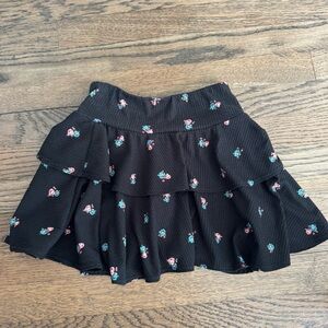 Girls Chic2Chic Floral Ruffle Skirt